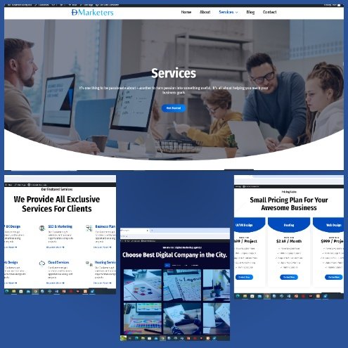 Digital Marketing Website - Service Page